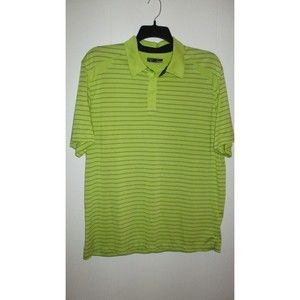 Callaway Opti-Dri Mens Green Striped Polo Size XL